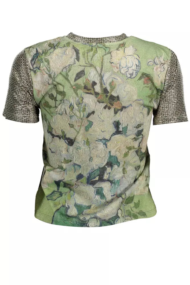 Desigual Green Polyester Women T-Shirt