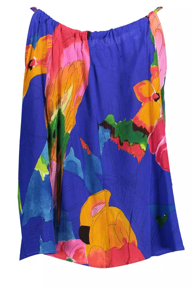 Desigual Blue Viscose Women Top