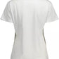 Kocca White Cotton Women T-Shirt