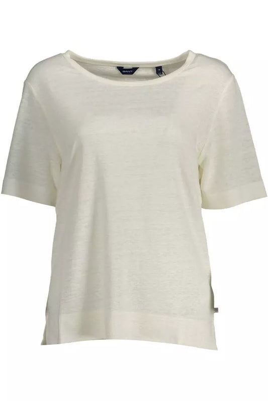 Gant White Linen Women Top