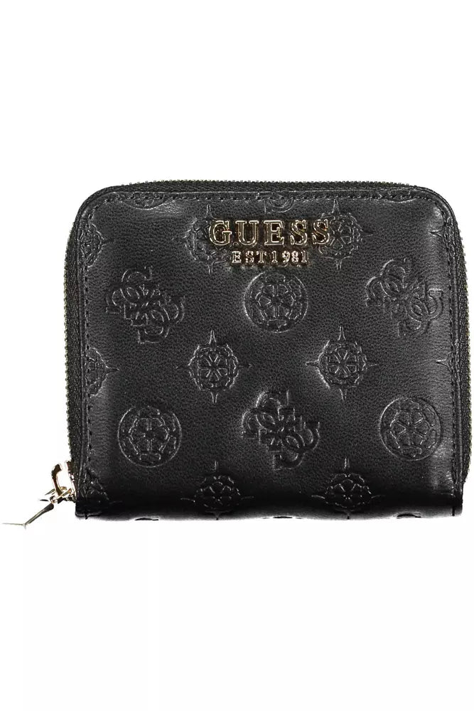 Guess Jeans Black Polyethylene Women Wallet