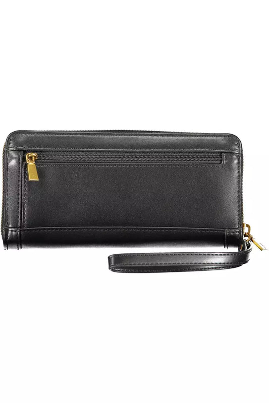 Guess Jeans Black Polyethylene Women Wallet