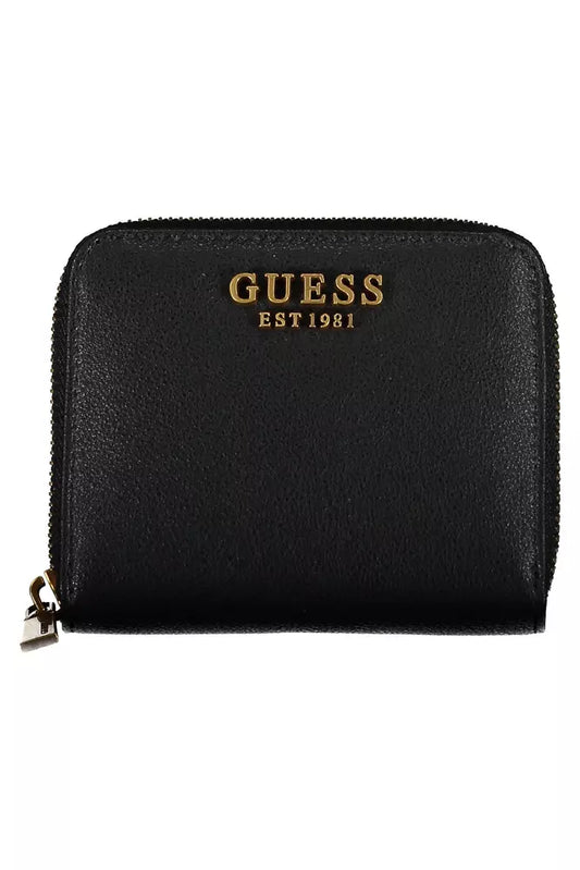 Guess Jeans Black Polyethylene Women Wallet