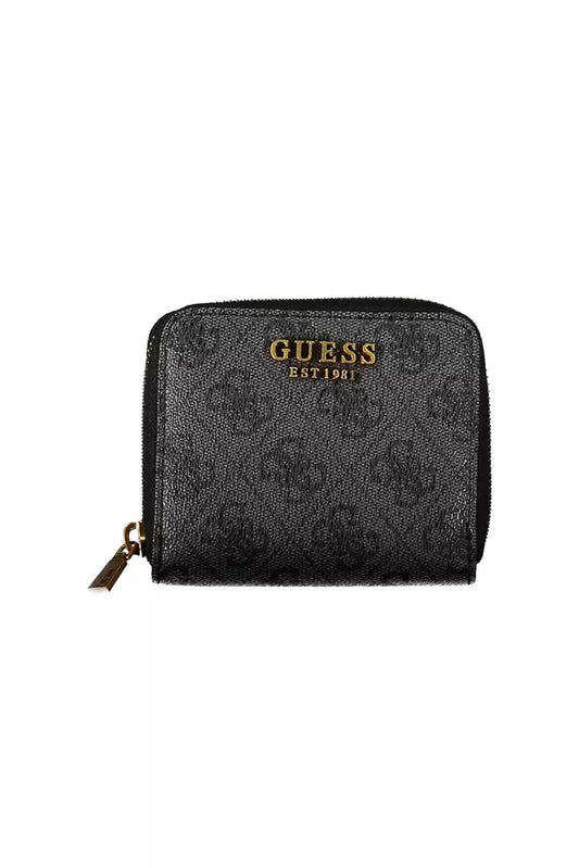 Guess Jeans Black Polyethylene Women Wallet