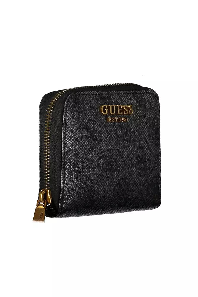 Guess Jeans Black Polyethylene Women Wallet