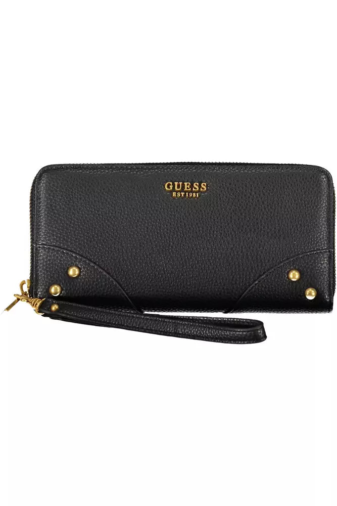 Guess Jeans Black Polyethylene Women Wallet