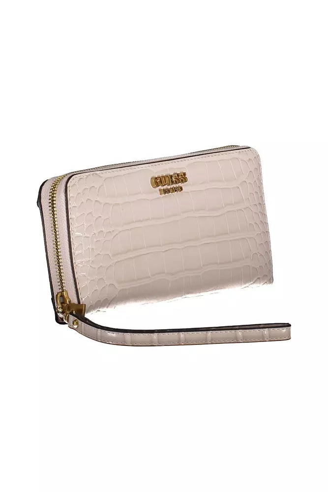 Guess Jeans Pink Polyethylene Women Wallet