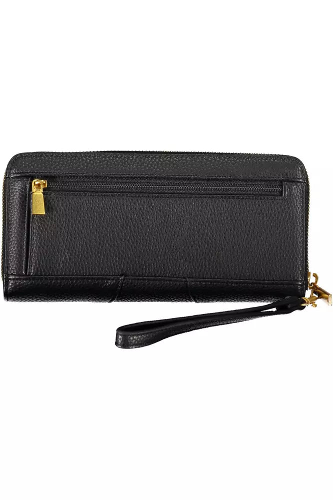 Guess Jeans Black Polyethylene Women Wallet