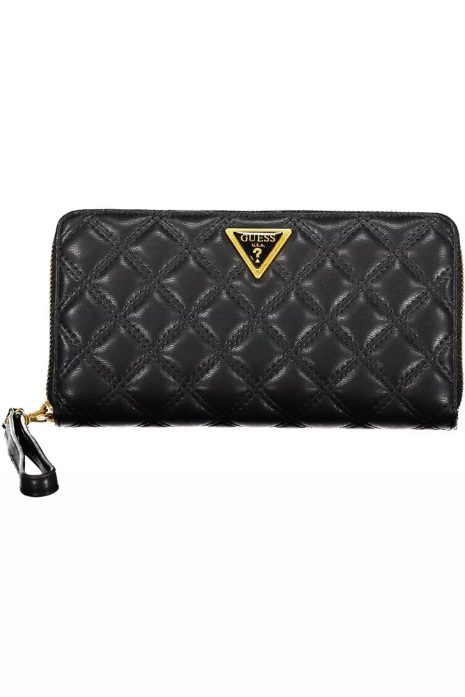 Guess Jeans Black Polyethylene Women Wallet