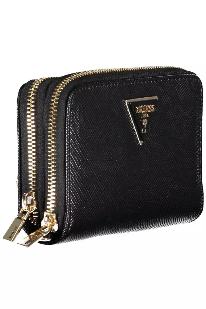 Guess Jeans Black Polyethylene Women Wallet