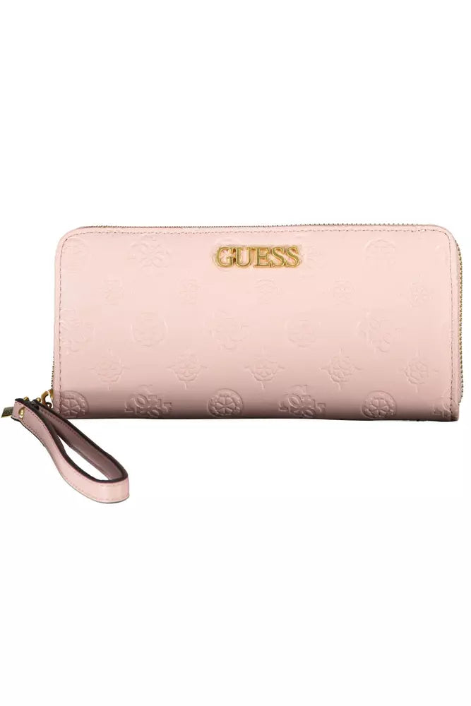 Guess Jeans Pink Polyethylene Women Wallet