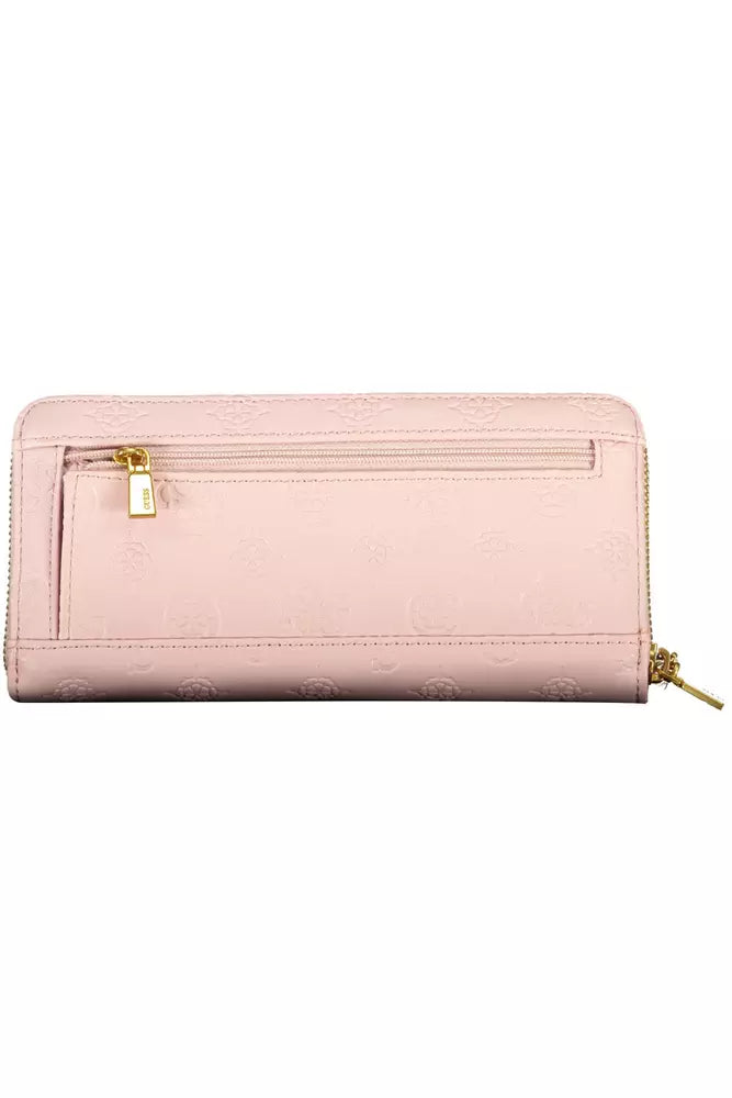 Guess Jeans Pink Polyethylene Women Wallet