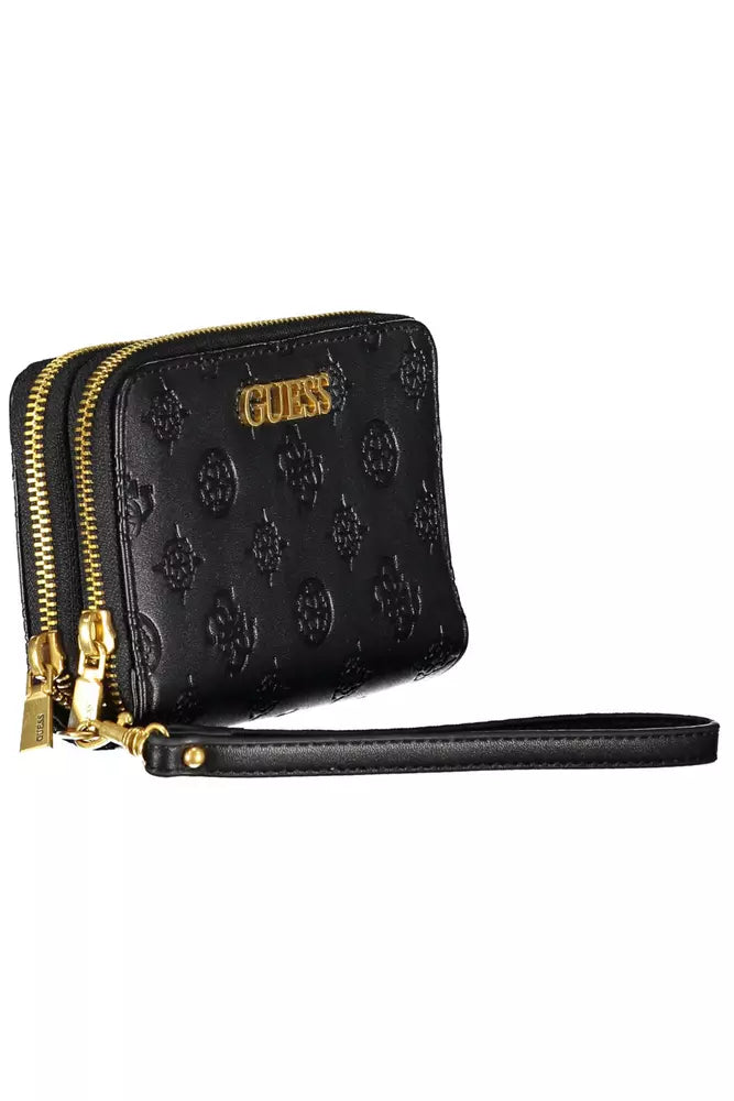 Guess Jeans Black Polyethylene Women Wallet