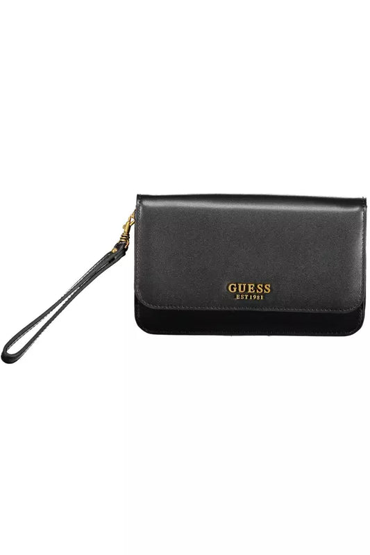 Guess Jeans Black Polyethylene Women Wallet