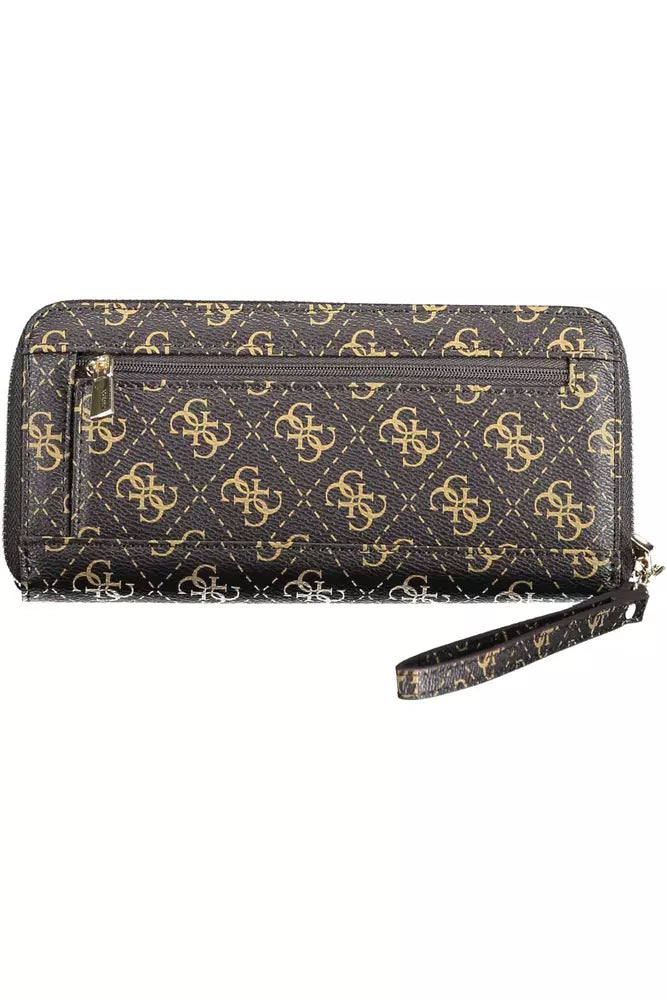 Guess Jeans Brown Polyethylene Women Wallet