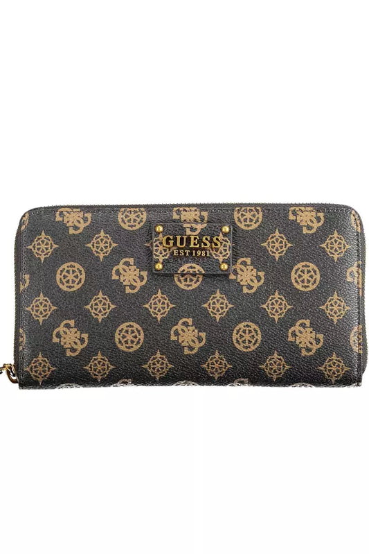 Guess Jeans Brown Polyethylene Women Wallet