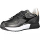 Diadora Black Leather Women Sneaker