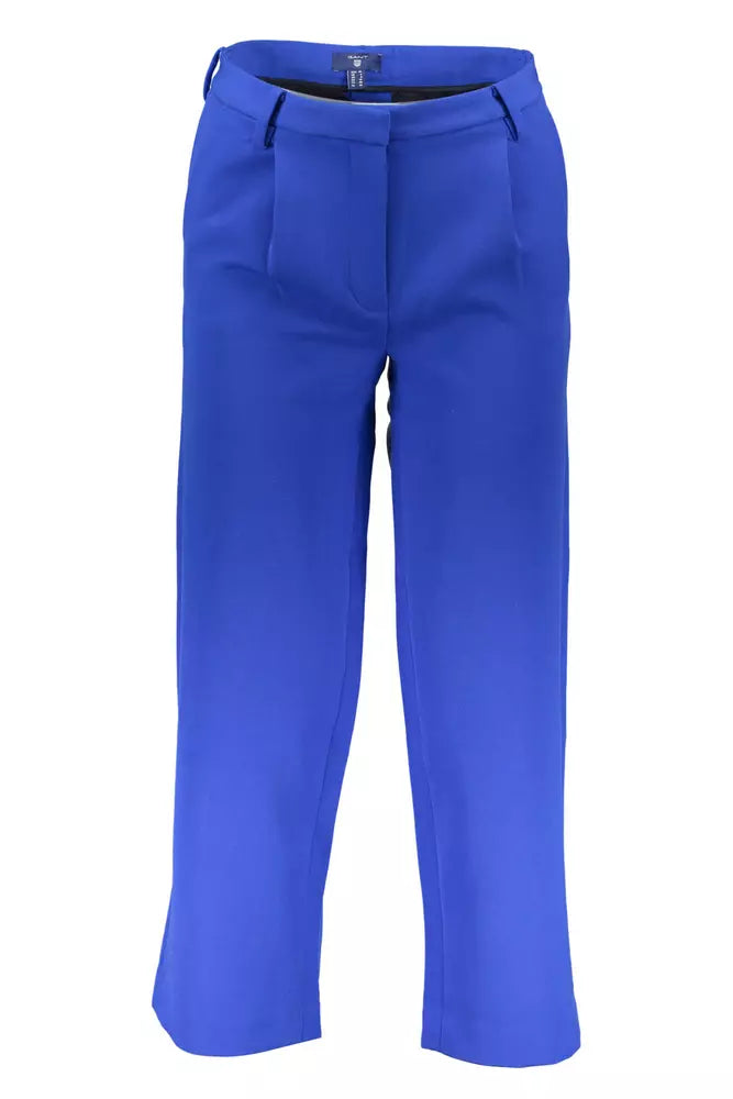 Gant Blue Polyester Women Trouser