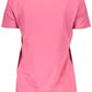 Scervino Street Pink Cotton Women T-Shirt