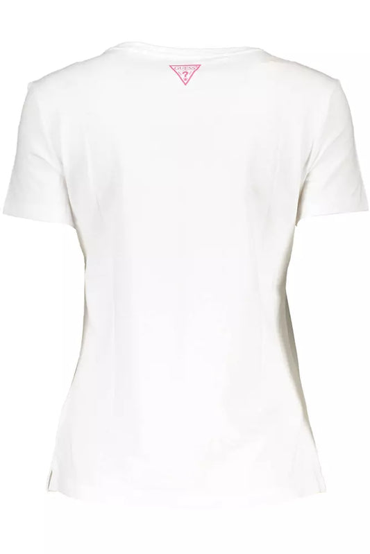 Guess Jeans "White Cotton Women T-Shirt"