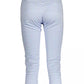 Gant Light Blue Polyester Women Pant