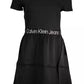 Calvin Klein Black Polyester Women Dress