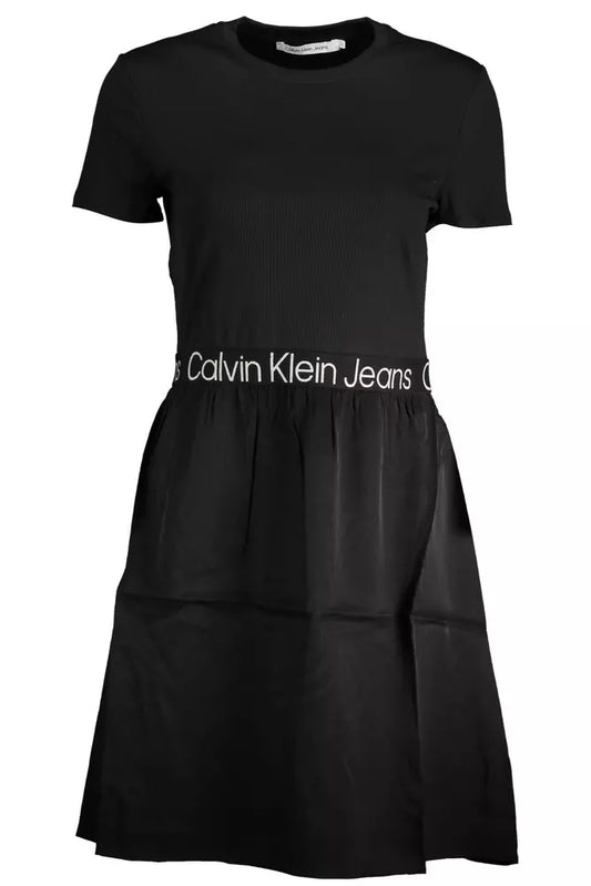 Calvin Klein Black Polyester Women Dress