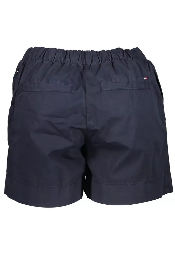 Tommy Hilfiger Blue Cotton Women Short