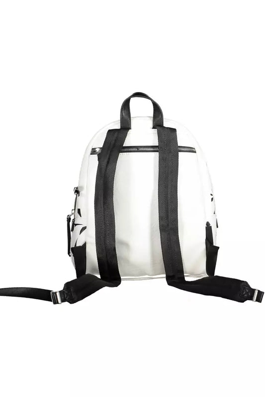 Desigual White Polyethylene Women Backpack