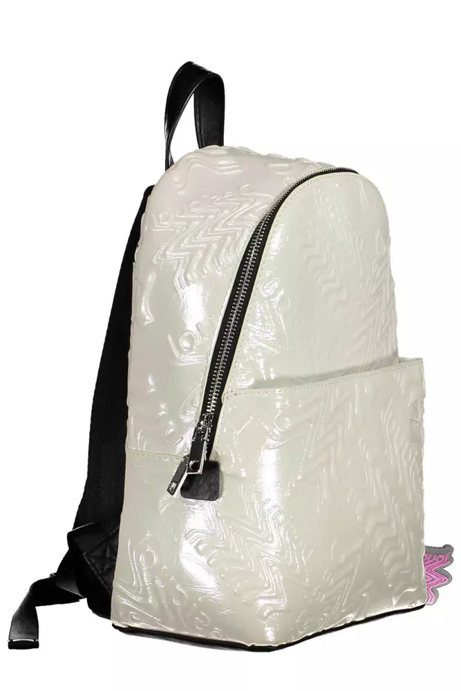 Desigual White Polyethylene Women Backpack