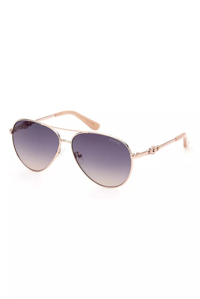 Guess Jeans Pink Metal Women Sunglass