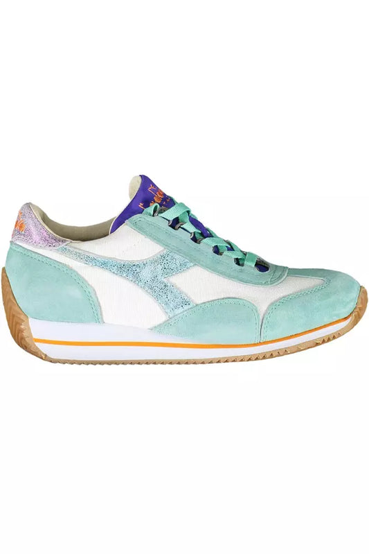 Diadora Green Fabric Women Sneaker