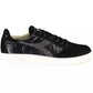 Diadora Black Leather Women Sneaker