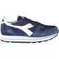 Diadora Blue Leather Women Sneaker