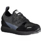 Emporio Armani Black Leather Women Sneaker