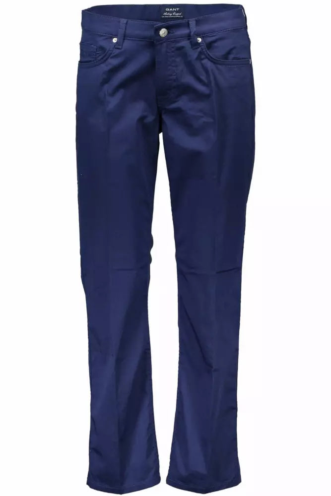 Gant Blue Cotton Women Pants