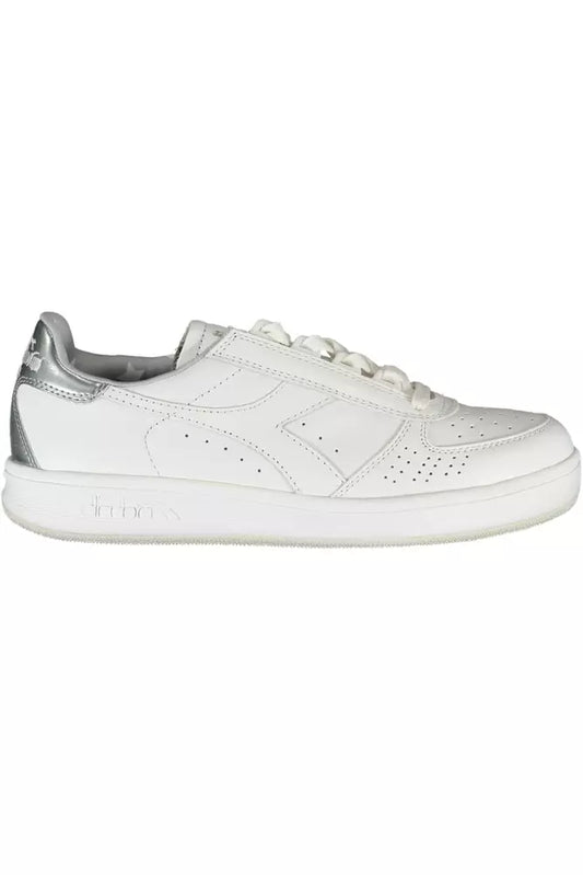 Diadora White Leather Women Sneaker