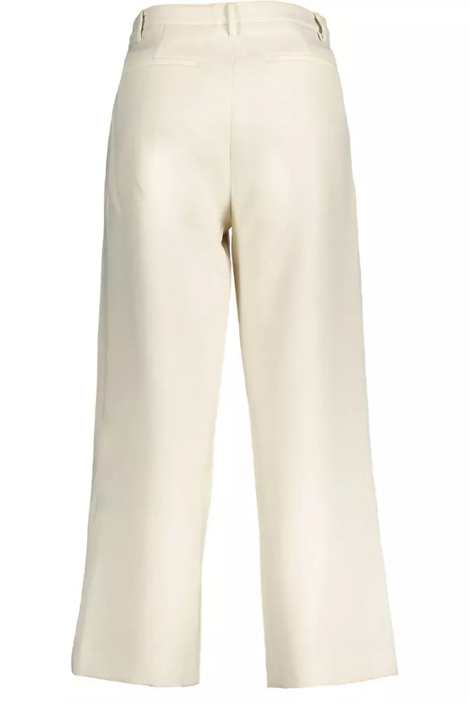 Gant Beige Polyester Women Trouser