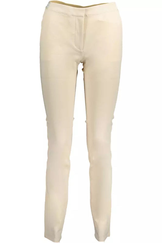 Gant Beige Polyester Women Pant