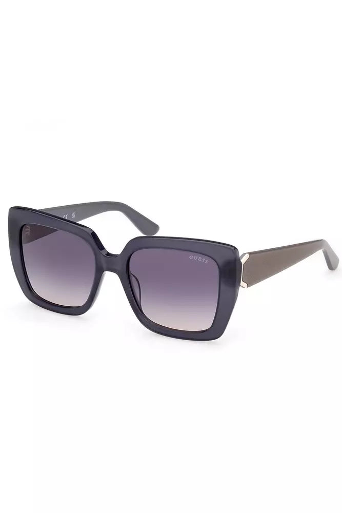 Guess Jeans Gray Pantografato Womens Sunglasses