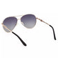 Guess Jeans Gold Metal Women Sunglass