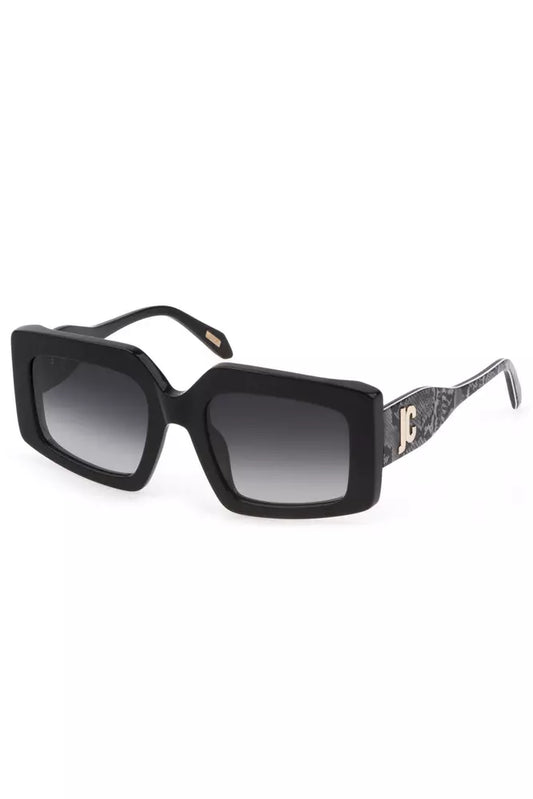 Just Cavalli Black Plastic Women Sunglass