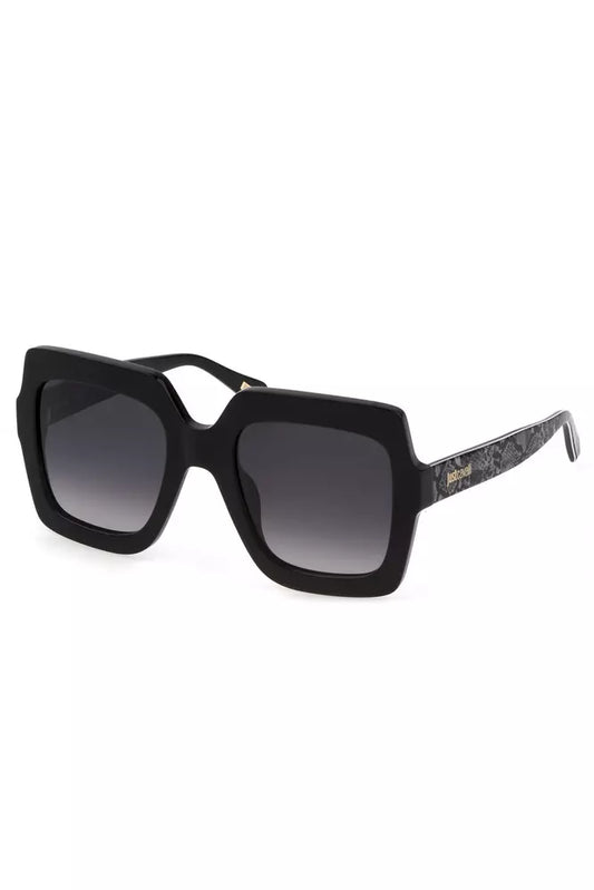 Just Cavalli Black Plastic Women Sunglass