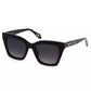 Just Cavalli Black Plastic Women Sunglass