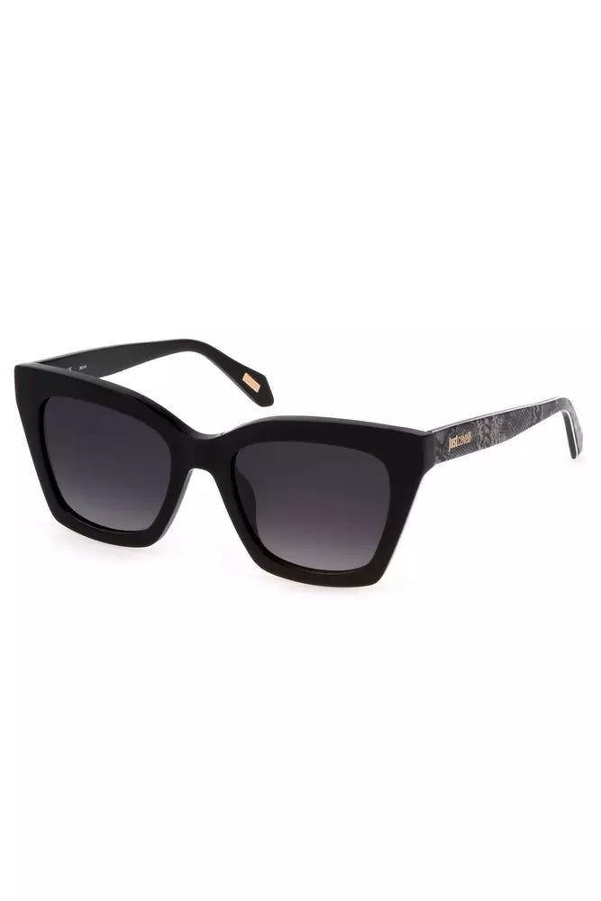 Just Cavalli Black Plastic Women Sunglass