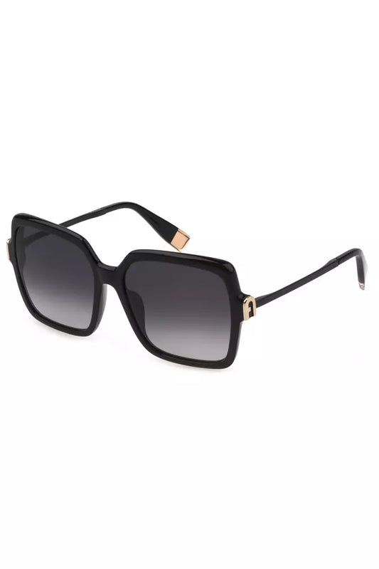 Furla Black Acetate Women Sunglasses