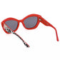 Guess Jeans Red Injected Plastic Women Sunglass