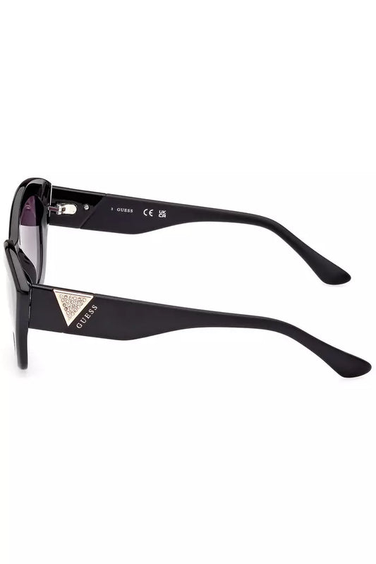 Guess Jeans Black Injected Women Sunglass