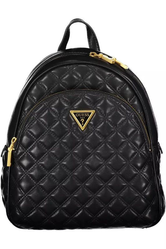 Guess Jeans Black Polyethylene Women Backpack