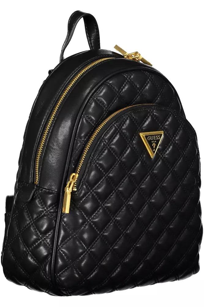 Guess Jeans Black Polyethylene Women Backpack